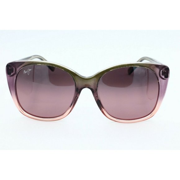 Maui Jim Mele MJ 794-09C Mossy Blush Peach Sunglasses Maui roses Polarized Lens - Picture 2 of 6